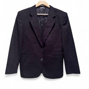 Colombo Andrei Perugia 100% Cashmere Black Blazer Sz Italian 44 / US 34